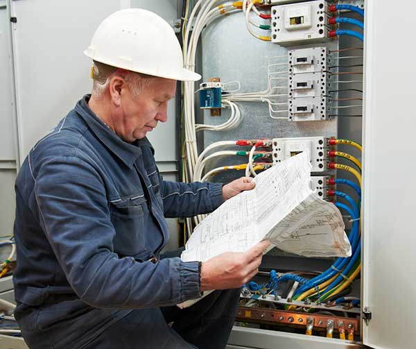electrician working