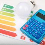Energy Efficiency Chart, Calculator and lightbulb